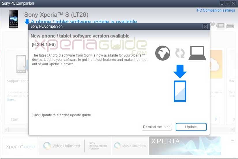 Xperia-SSLAcro-S-6.2.B.1.96-firmware-update-via-PC-Companion